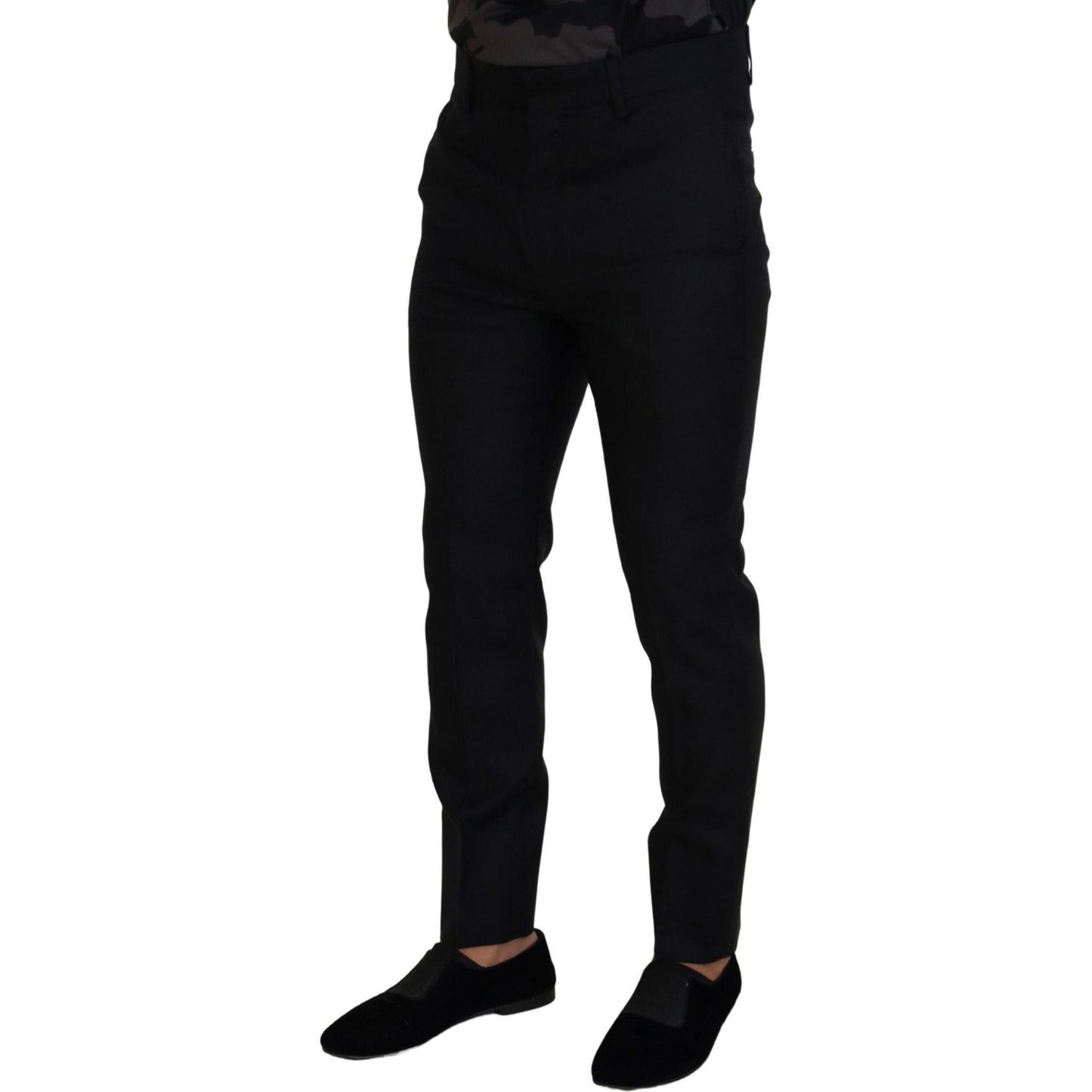 Dsquared² Back Virgin Wool Slim Fit Men Formal Pants PAN74470-48