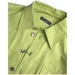 Dolce & Gabbana Green Cotton Collared Casual Button Down Shirt TSH84155-41