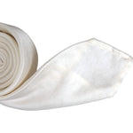 Dolce & Gabbana White Silk Blend Adjustable Tie Men KRA3288