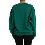 Philippe Model Green Cotton Logo Print Long Sleeves Pullover Sweater TSH83277-XL