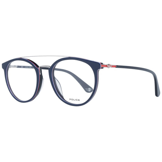 Police Blue Men Glasses Frame