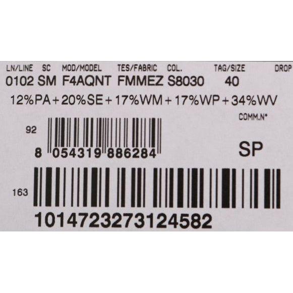 Dolce & Gabbana Gray Wool High Waist Mini Shorts