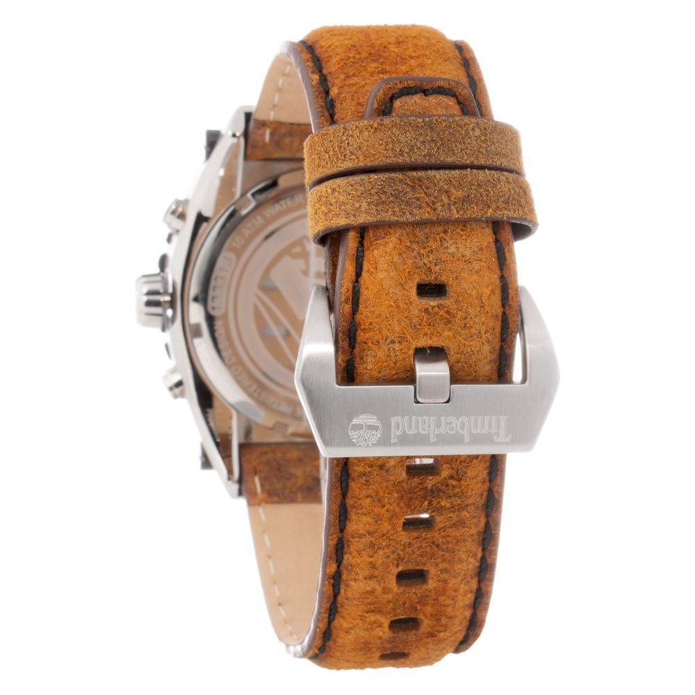 Timberland Brown Leather Dress Watch