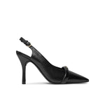 Furla Black Leather High Heel FU-14180100009-EU37/US7