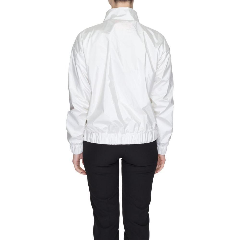 Suns White Polyester Jackets & Coat SU-14178600008-IT40|S