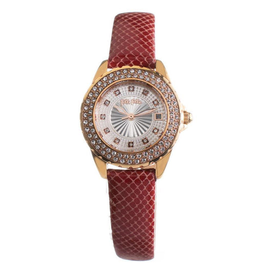 Folli Follie Red Leather Watch