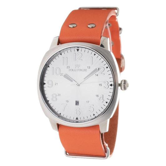 Folli Follie Orange Leather Watch