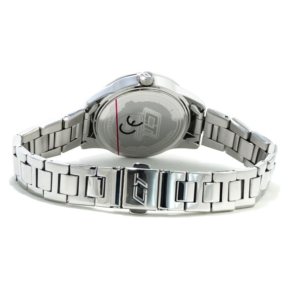 Chronotech Silver Stainless Steel Dress Watch