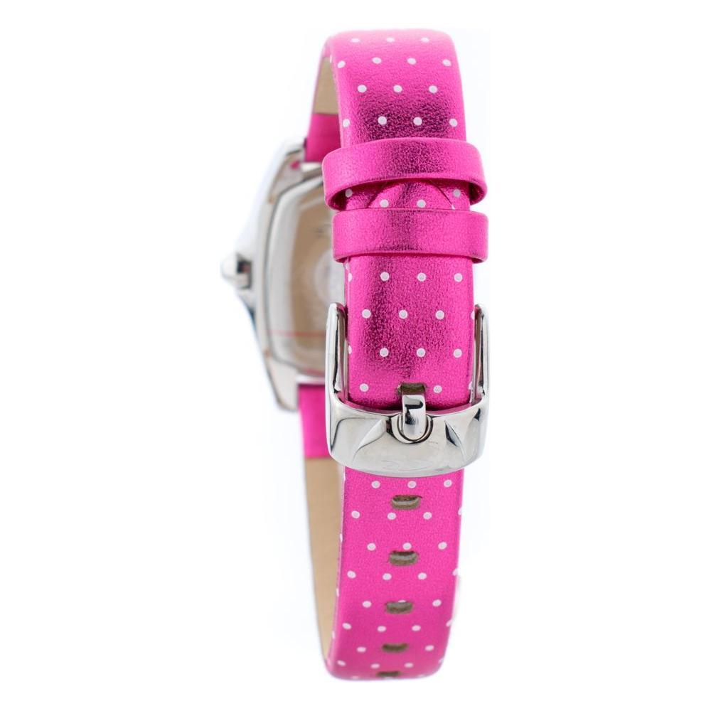 Chronotech Multicolor Leather Dress Watch