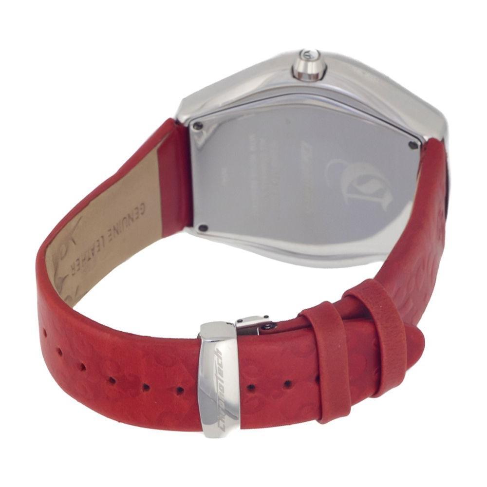 Chronotech Multicolor Leather Dress Watch