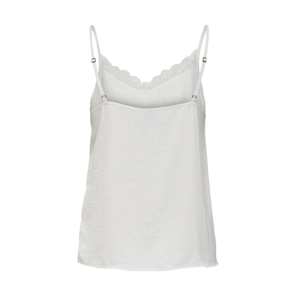 Jacqueline De Yong White Polyester Tank Top JA-14212300008-IT36|XXS