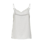 Jacqueline De Yong White Polyester Tank Top JA-14212300008-IT36|XXS