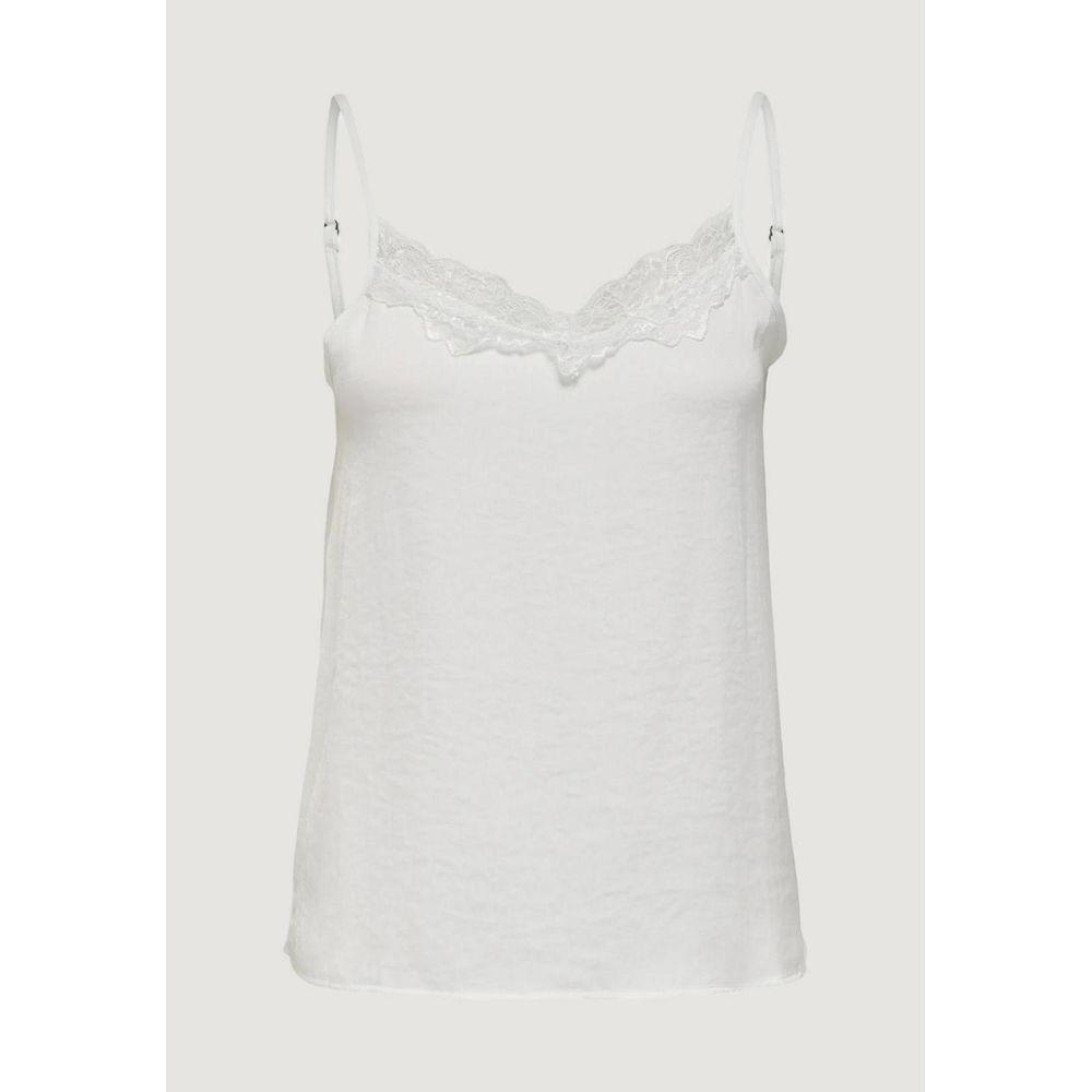 Jacqueline De Yong White Polyester Tank Top JA-14212300008-IT36|XXS