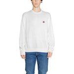Tommy Hilfiger Jeans White Recycled Polyester Sweater TO-14577300008-IT54 | XXL
