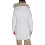 Tommy Hilfiger Jeans White Recycled Polyester Jackets & Coat TO-14578000008-IT38|XS