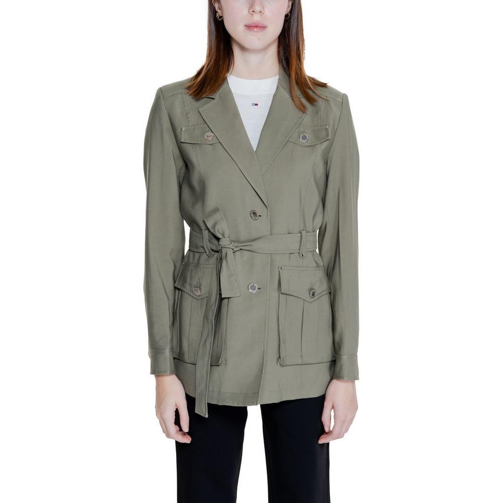 Morgan De Toi Green Viscose Blazer MO-14678800149-IT36|XXS
