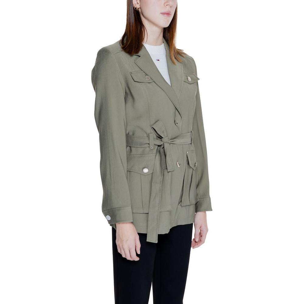 Morgan De Toi Green Viscose Blazer MO-14678800149-IT36|XXS