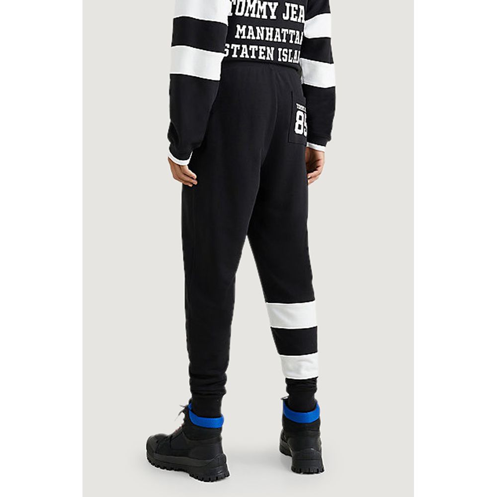Tommy Hilfiger Jeans Black Cotton Joggers (Workout Pants)