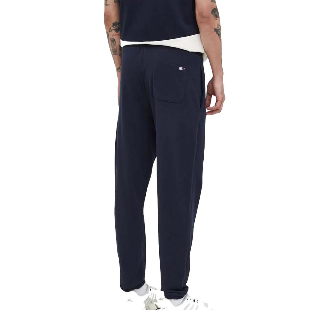 Tommy Hilfiger Jeans Blue Cotton Joggers Workout Pant