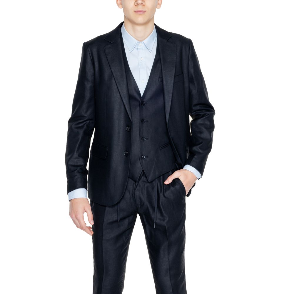 Antony Morato Black Linen Blazer