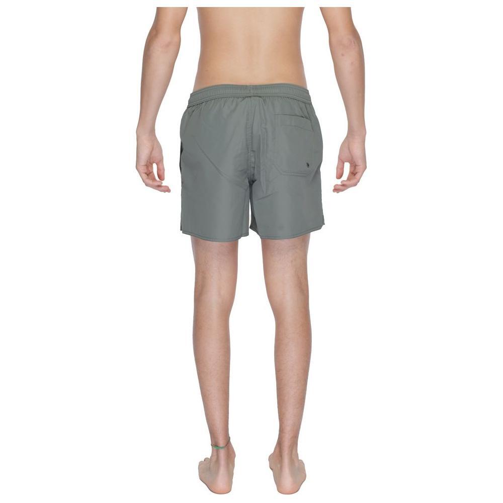 Emporio Armani Underwear Green Polyester Swim Short EM-13477000149-IT54 | XXL