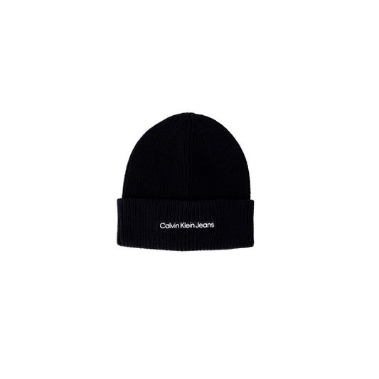 Calvin Klein Jeans Black Cotton Caps Baseball Hat