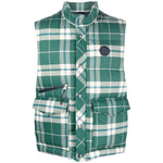 Woolrich Green Polyester Vest WO-14359-M