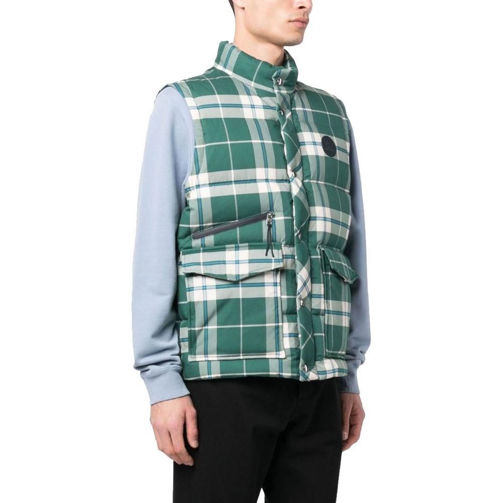 Woolrich Green Polyester Vest WO-14359-M
