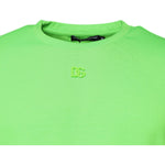 Dolce & Gabbana Green Logo Polyester Crew Neck T-shirt TSH87638-50