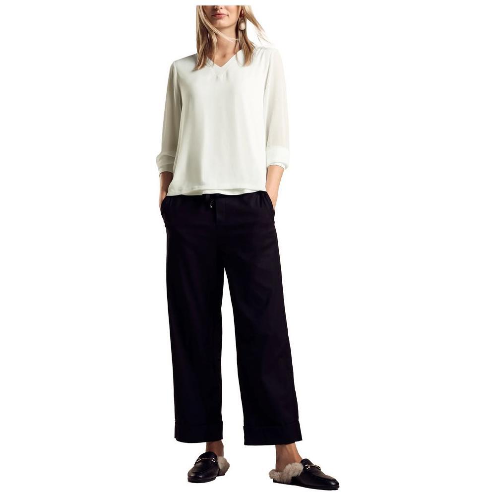 Street One White Viscose Blouse ST-15165400008-IT42|M