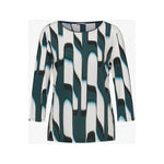 Street One Green Viscose Blouse ST-15165500150-IT36|XXS