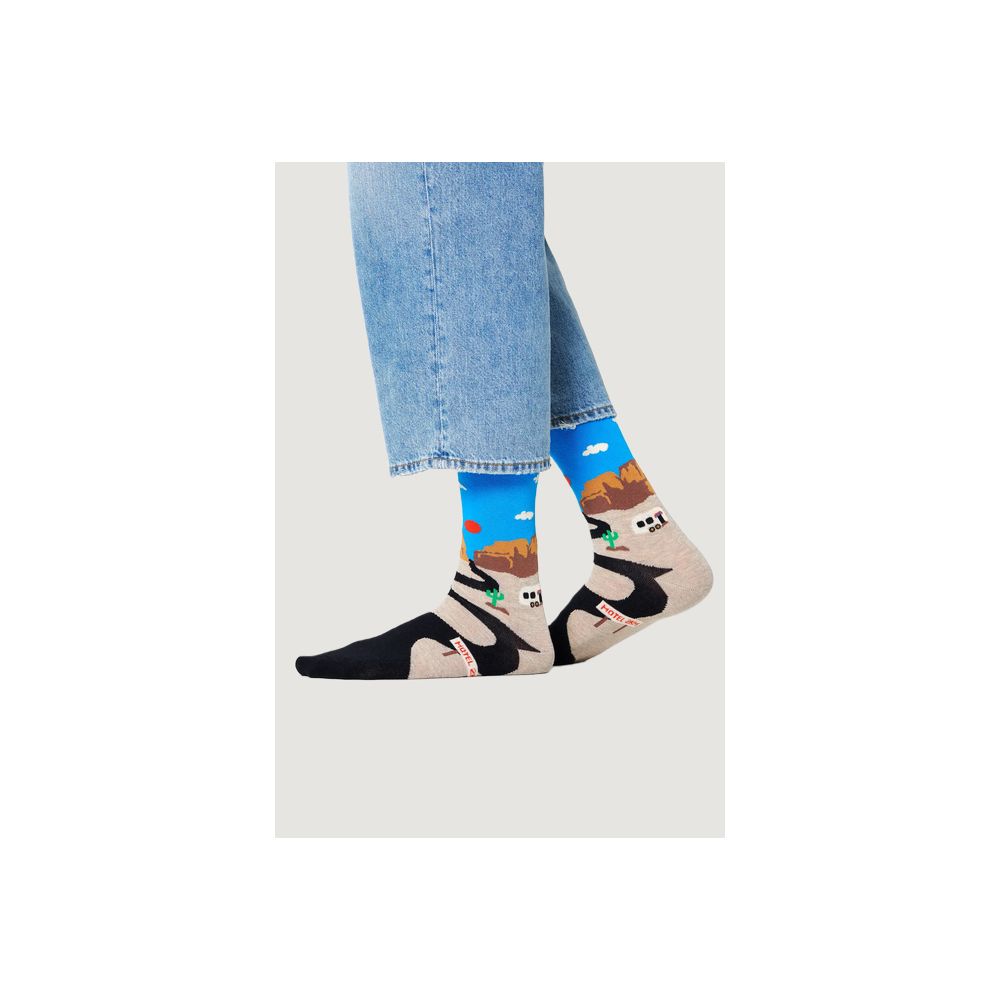 Happy Socks Blue Cotton Sock