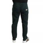 Dolce & Gabbana Green Cotton Stretch Skinny Men Denim Jeans PAN75055-54