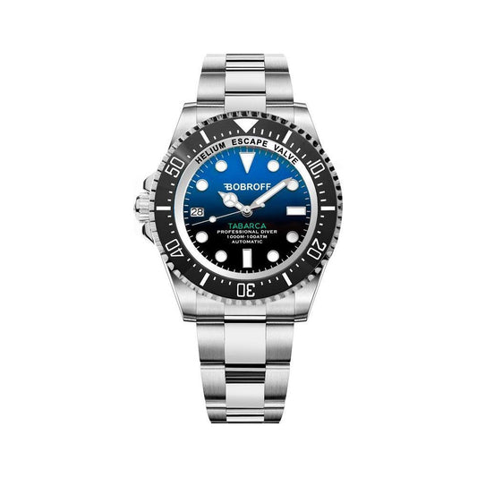 Bobroff Silver Stainless Steel Watch