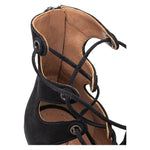 Alaïa Black Suede Leather Sandal AL-8445676-EU38.5/US8.5