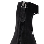 Alaïa Black Suede Leather Sandal AL-8445676-EU38.5/US8.5