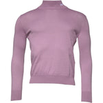 MSGM Purple Wool Knit Turtle Neck Long Sleeve Pullover Sweater TSH87733-46
