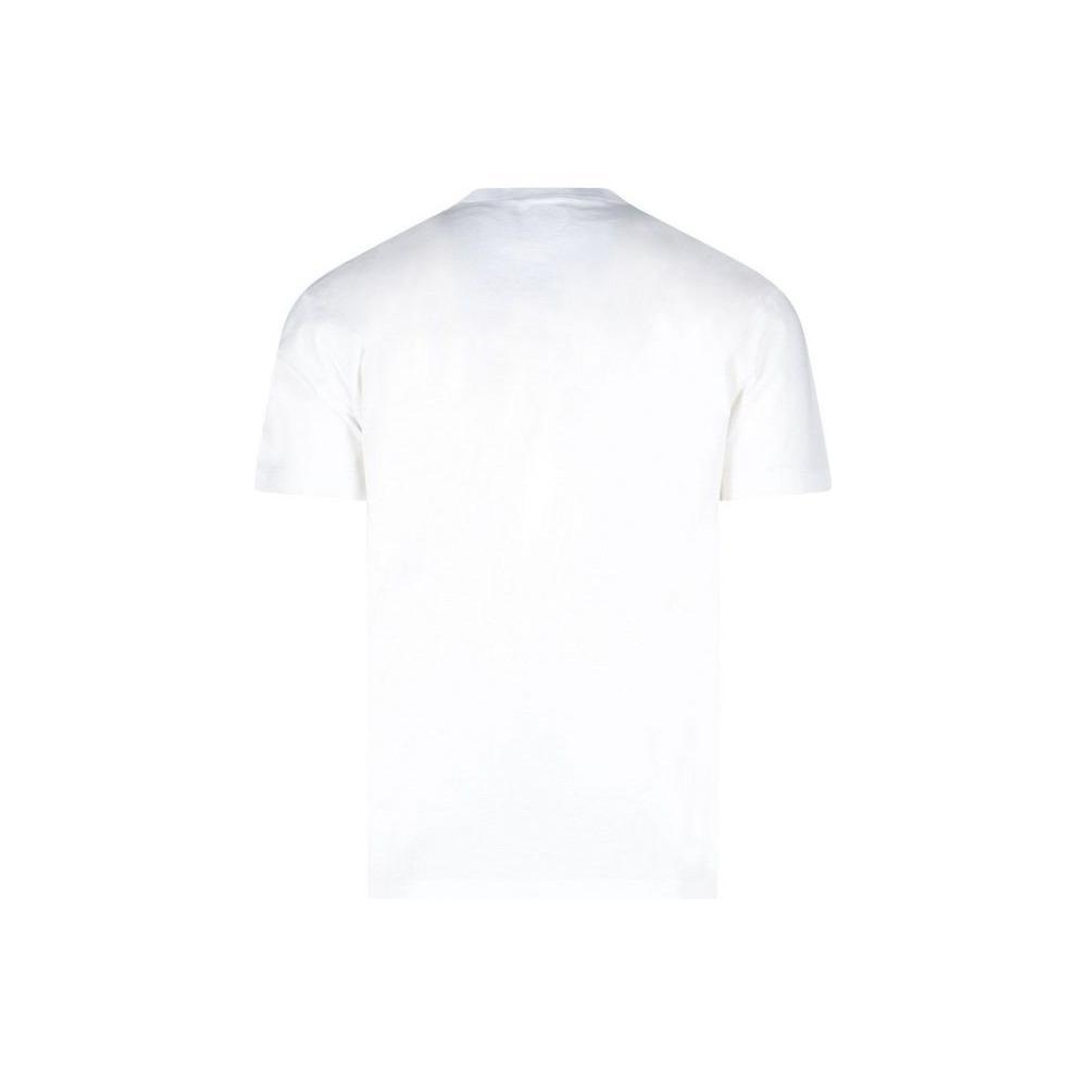 Dsquared² White Cotton T-Shirt DS-14916-XXL
