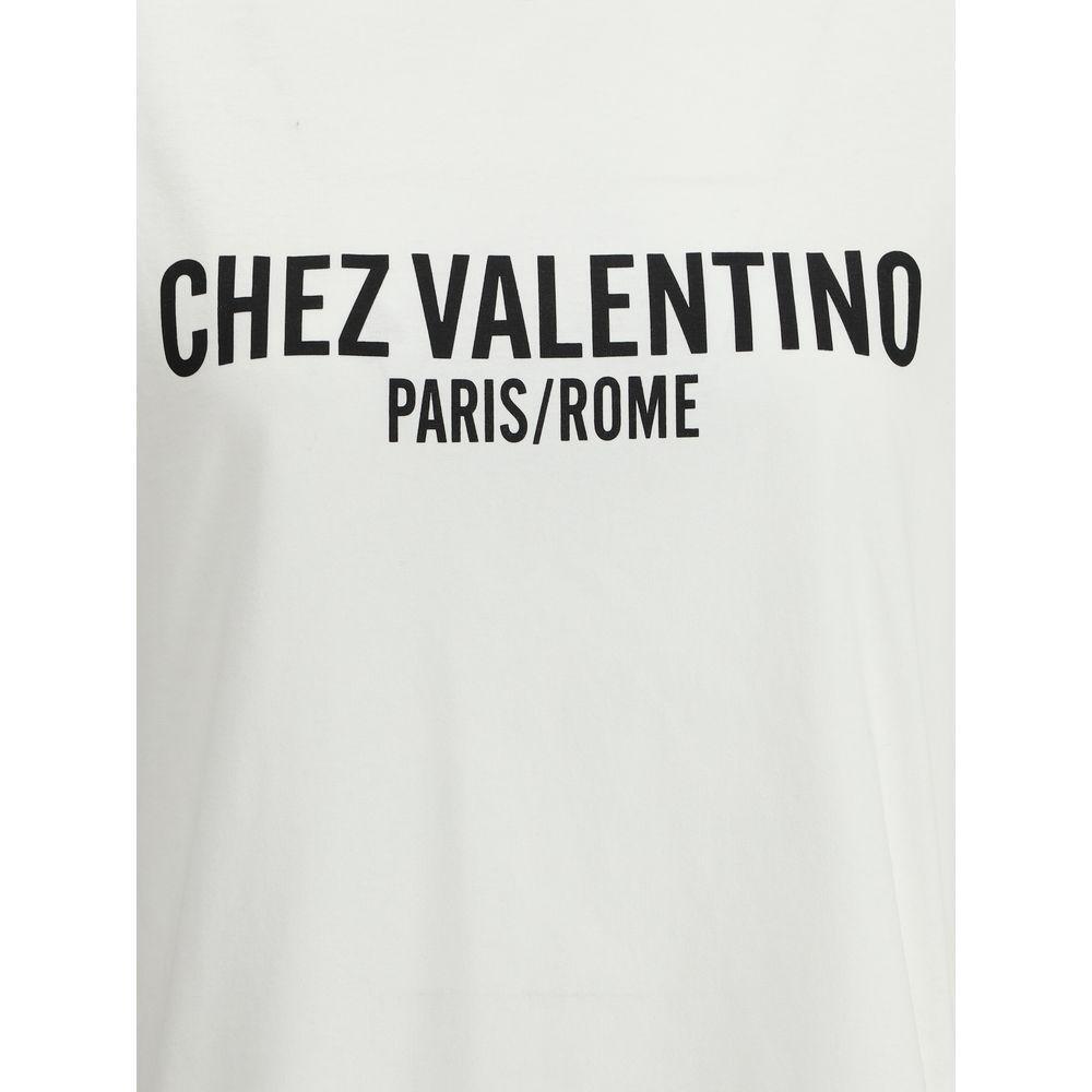Valentino Logo's cotton T-shirt VA-6B3MG24Q95WA03-S