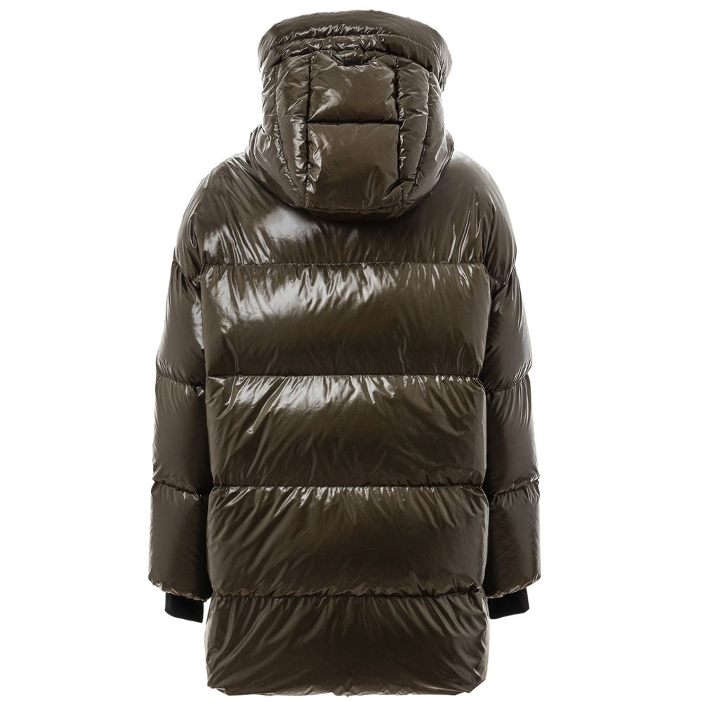 Herno Green Polyamide Jackets & Coat HE-7443674-IT42|M