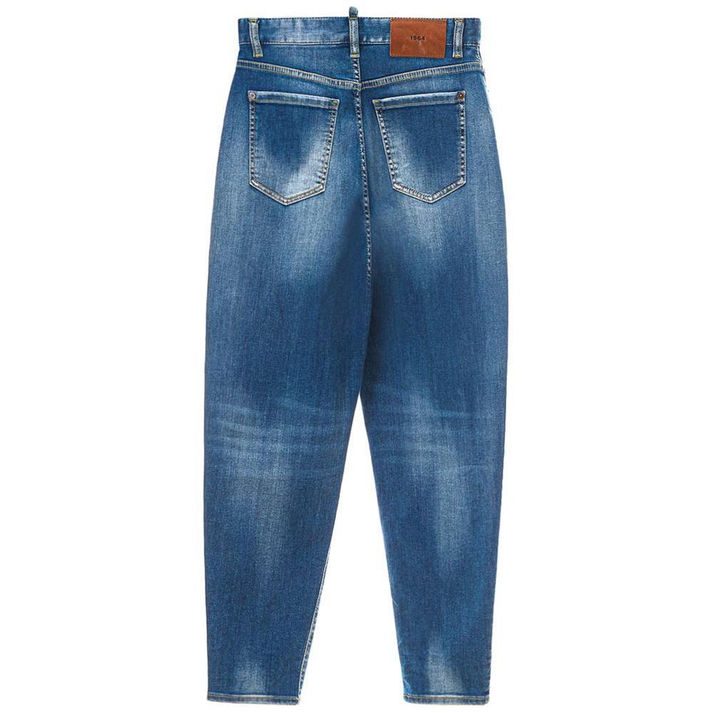 Dsquared² Blue Cotton Jeans Denim