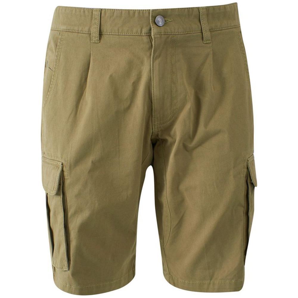 Yes Zee Green Cotton Short YE-15230-W30