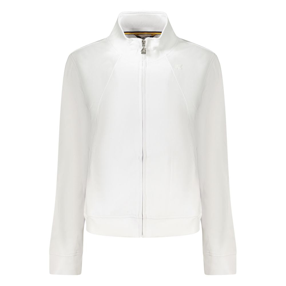 K-WAY White Cotton Women Sweater KW-34403-M