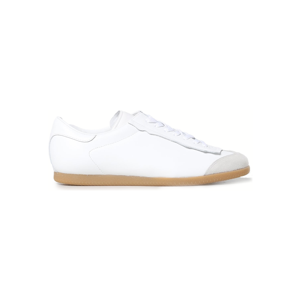 Maison Margiela Low Featherlight Leather And Suede Sneakers MMS57WS0465P4308T1003