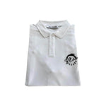 Trussardi Beachwear White Cotton Men Polo Shirt TR-24808-S