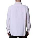Corneliani White Long Sleeves Collared Dress Formal Shirt TSH90693-44