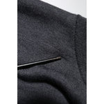 Dolce & Gabbana Dark Gray Wool Crew Neck Sweatshirt Sweater TSH90552-48