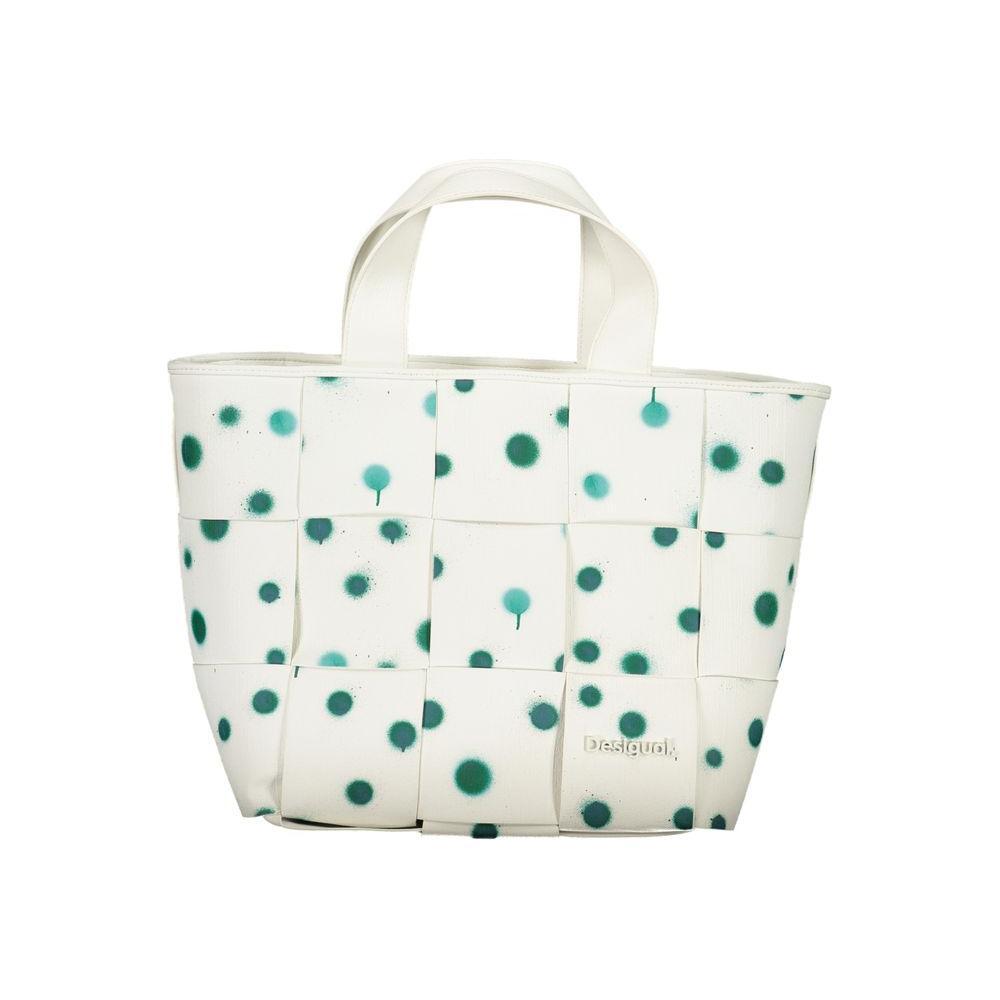 Desigual White Polyethylene Handbag DE-28956