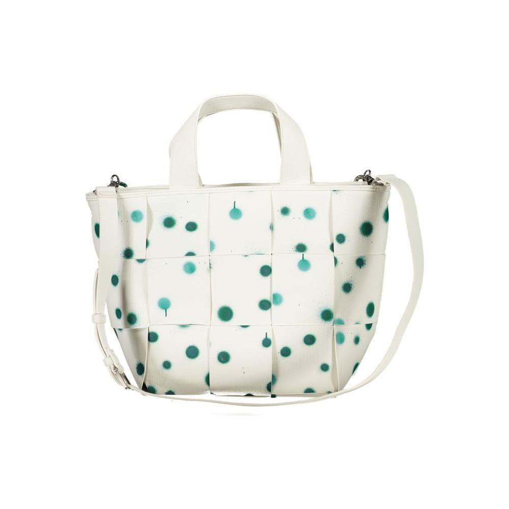 Desigual White Polyethylene Handbag DE-28956