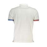 La Martina Elegant White Polo with Contrast Details LA-23031-XXL
